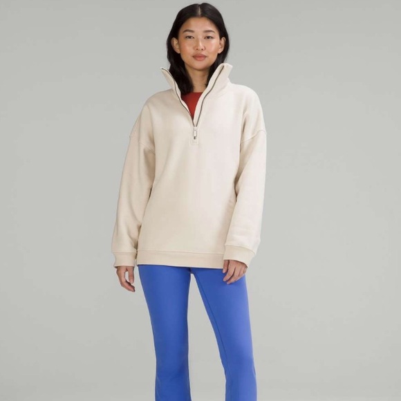 lululemon athletica Sweaters - Lululemon Thick Fleece Half-Zip